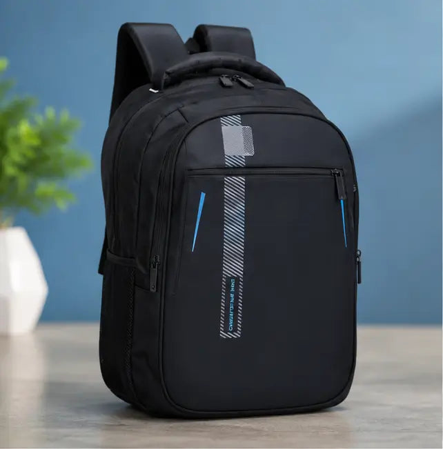 Casual Laptop Backpack – Waterproof Polyester Office, School & College Bag for Boys & Girls