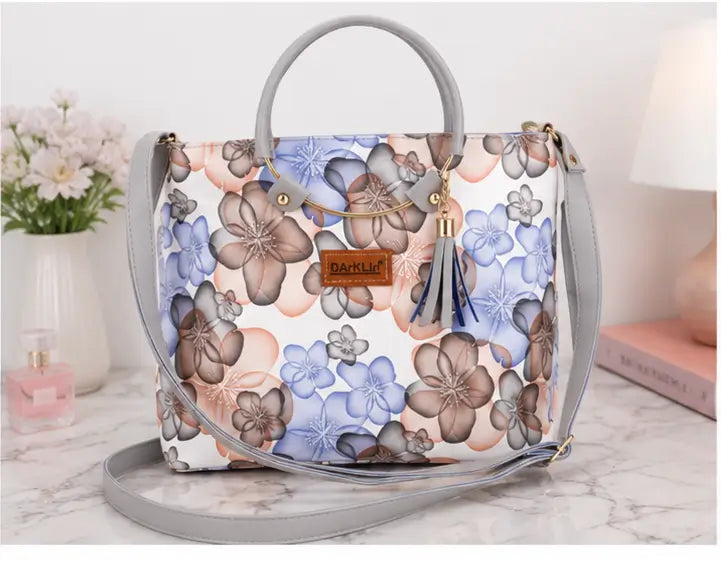 Women's Leather Sling Bag | Stylish Crossbody Shoulder Bag with 2 Compartments for Daily Use