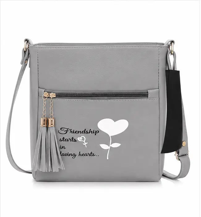 Women's Printed PU Leather Sling Bag | Stylish Crossbody Shoulder Bag for Daily Use