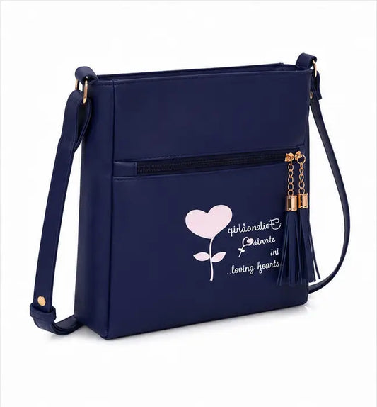 Women's Printed PU Leather Sling Bag | Stylish Crossbody Shoulder Bag for Daily Use