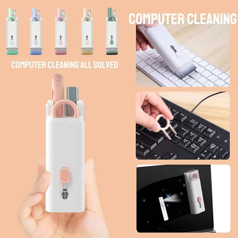 7-in-1 Electronic Cleaning Kit – Monitor & Keyboard